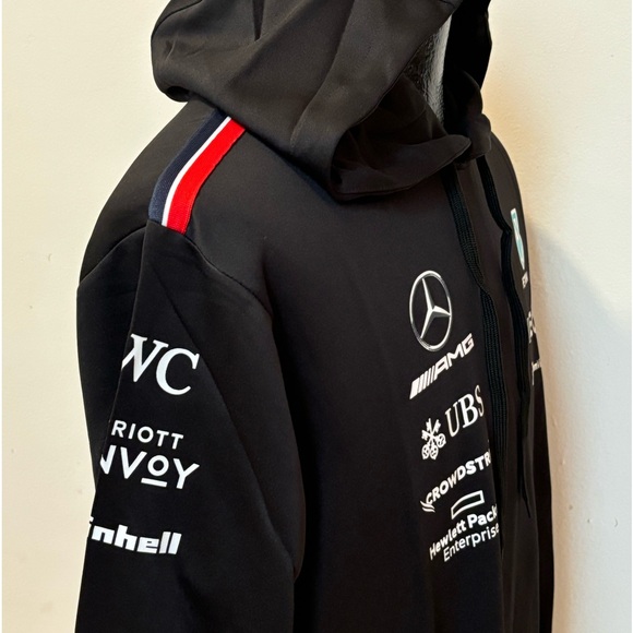 Formula 1 Mercedes Benz Pirelli Hooded Sweatshirt Unisex - Picture 8 of 10